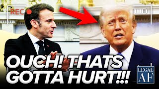 French President HUMILIATES Trump in OFF THE CUFF Moment