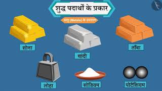 शुद्ध पदार्थों के प्रकार|Part 1/1|Types of Pure substances|Hindi|Class 9