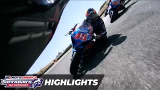 MotoAmerica HONOS Superbike Race 1 Highlights at Laguna Seca 2021