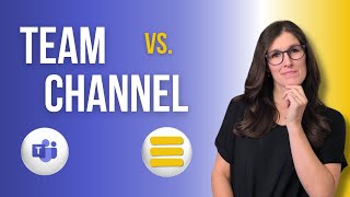 Team vs. Channel - Managing MULTIPLE Projects in Microsoft Teams