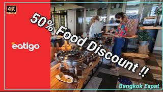 50% discount on Breakfast with Eatigo 🇹🇭 Thailand Bangkok Living Tips