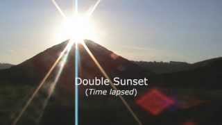 Mysterious Double Sunset