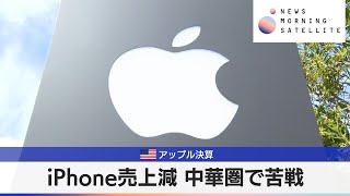 米アップル決算　iPhone売上減 中華圏で苦戦【モーサテ】