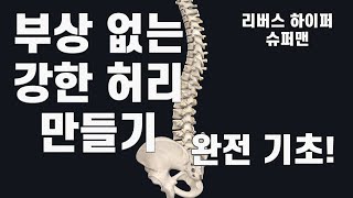 2분안에 끝낸다 허리 기초 운동 (슈퍼맨, 리버스 하이퍼)