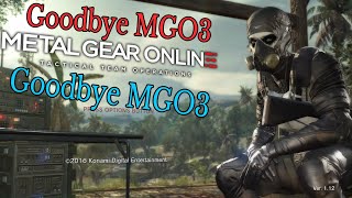 Goodbye MGO3!