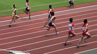 2015.07.20　第２回県記録会 男子100ｍ 9組