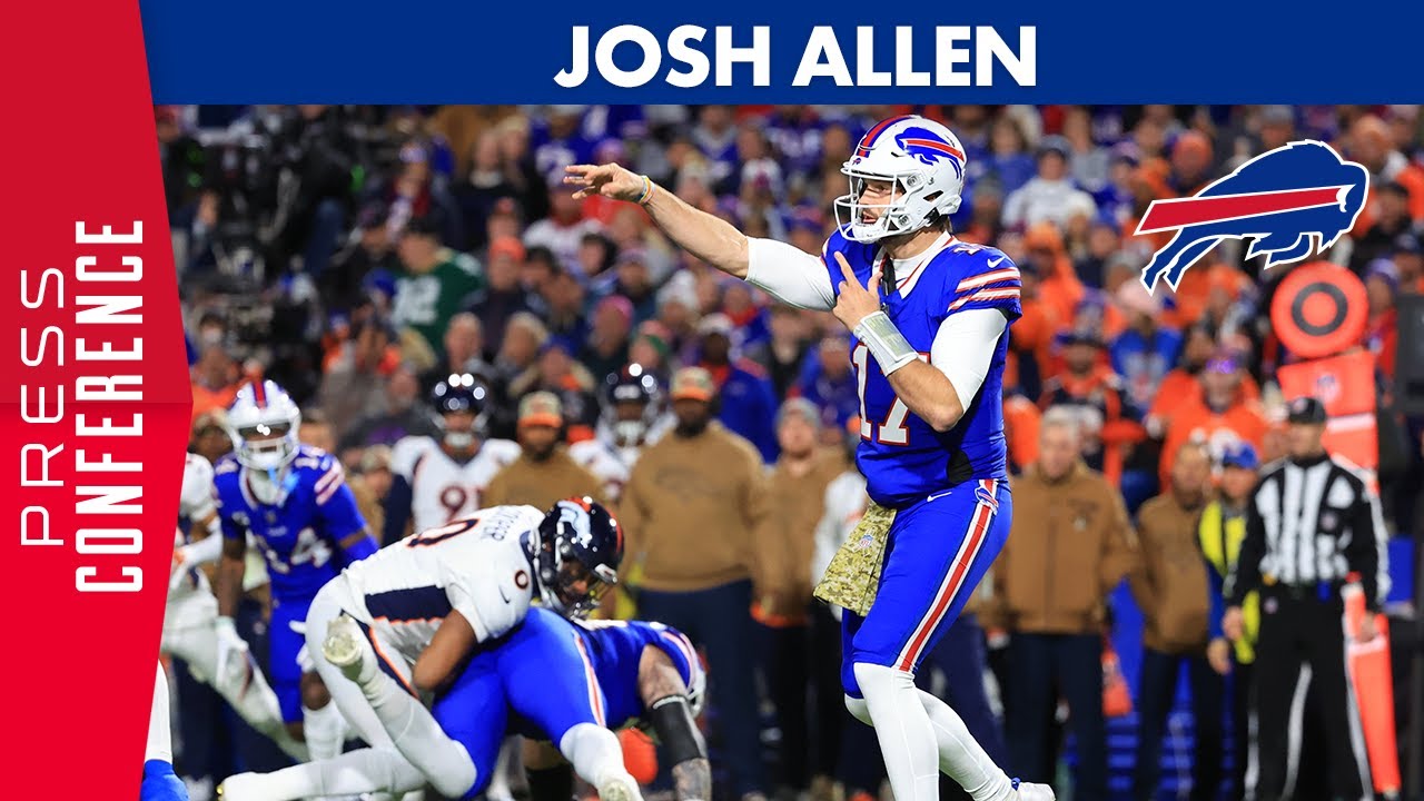 Josh Allen: "We Still Have Time To Turn It Around" | Buffalo Bills ...