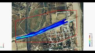 Inundation in urban area [Iber model]