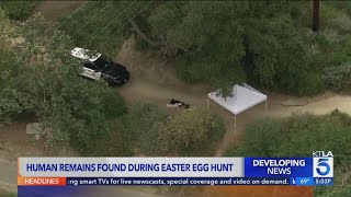 Human remains found during kids' Easter egg hunt in Long Beach