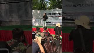 Dr. Lamtinthang Haokip | A beacon of inspiration and true visionary at Jantar Mantar, New Delhi