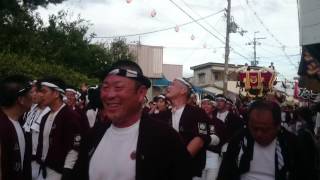 (平成28年)百舌鳥八番宮土師宮入前！