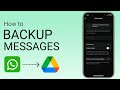 How To Backup WhatsApp Messages To Google Drive On iPhone (2026)