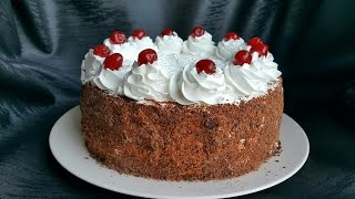 كيكة الغابة السوداء black forest