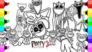 POPPY PLAYTIME Chapter 3 Coloring Pages / How to Color All New Bosses and Monsters / NCS MUSIC