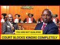 Breaking News! Court delivers bad News to Kindiki today ahead of his swearing in, You are ineligible