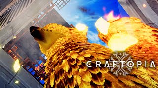 【Craftopia】放置で集めた金グリフォン素材で魔法装備作る！【クラフトピア】