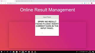 How to create an online result management system with PHP and MySQL By Max