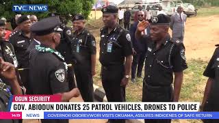 Gov. Dapo Abiodun Donates 25 Patrol Vehicles, Drones to Police