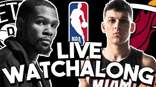 Brooklyn NETS @ Miami HEAT Live WATCHALONG (NBA Season 21/22)
