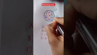 circle missing number|reasoning tricks #ssc #ssccgl #railway