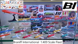 Braniff International 1:400 Scale Model Airliner Collection - Jellybeans / Flying Colors / Ultra