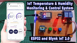 Blynk Iot Temperature And Humidity Monitoring Using Dht11 Sensor And