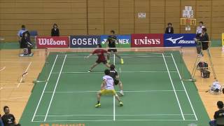 山村/村山（日立情報通信/北都銀行）vs 松居/中村（日本体育大学）2016ランキングサーキット XD 17位決定戦