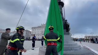 A Trieste l'alzabandiera per il 68° anniversario del ritorno all'Italia