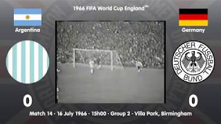 1966 FIFA World Cup England™ - Match 14 - Group 2 - Argentina 0 x 0 West Germany