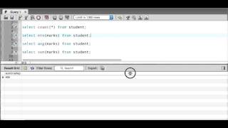 MySQL Tutorial how to use aggregate functions and Alias in sql | Workbench