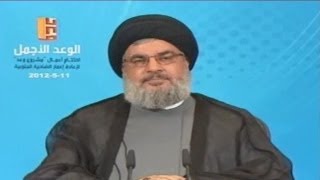 نصرالله : حزب الله قادر على ضرب اي هدف في اسرائيل