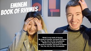 BOOK OF RHYMES - EMINEM **REACTION**