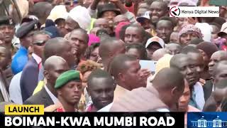 'Mbona Unakaa kama Ngamia bwana Muchira ,' President Ruto Crack Up Ribs in Nyandarua!!