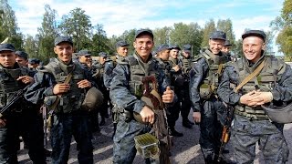 Військовослужбовці Нацгвардії на новій броньованій техніці відбули у зону АТО