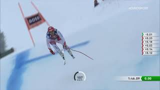Beat Feuz (CH) wins Kitzbuhel DH 2 - WC Alpine skiing - Jan 23rd 2022