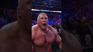 Brock Lesnar screams his own entrance music #Short