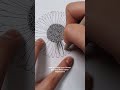 The easiest way to draw flowers with ink pens // sunflower drawing step by step #drawingtutorial