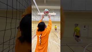 ហាត់លេងបាល់🏐 Volleyball#shorts