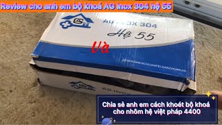 Review Bộ khóa AG Inox 304