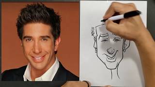 How to draw a Caricature of Ross from \