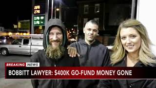 All GoFundMe money is gone, attorney for homeless man says