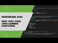 Unit Test your Java Lambda functions