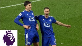 Harry Maguire scores equalizer for Leicester City v. Liverpool | Premier League | NBC Sports