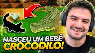 NASCEU UM BEBÊ CROCODILO NO MINECRAFT #3.30