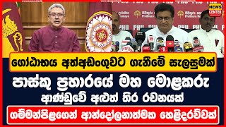 ගෝඨාභය අත්අඩංගුවට ගැනීමේ සැලසුමක් පාස්කු ප්‍රහාරයේ මහ මොළකරු ආණ්ඩුවේ අළුත් තිර රචනයක්