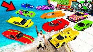 ROBO AUTOS MILLONARIOS en un TSUNAMI en GTA 5 !!💰🌊 (Mods)