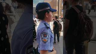 Uighur police