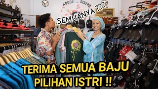 Beli Banyak Baju Pilihan Istri BULE !! Gak Boleh Nolak Pilihannya !