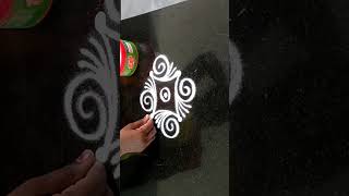 Maasi  special kolam🌸🌺 simple and easy kolam 🧡🌺traditional kolam ❤🧡kutty kolam#2x2dotkolam