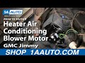 How to Replace Heater Blower Motor 70-91 GMC Jimmy Full Size